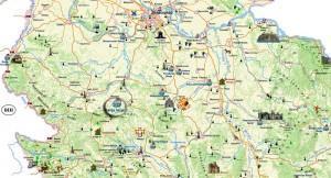 Mapa Banja Vrujci :: na mapi Srbije