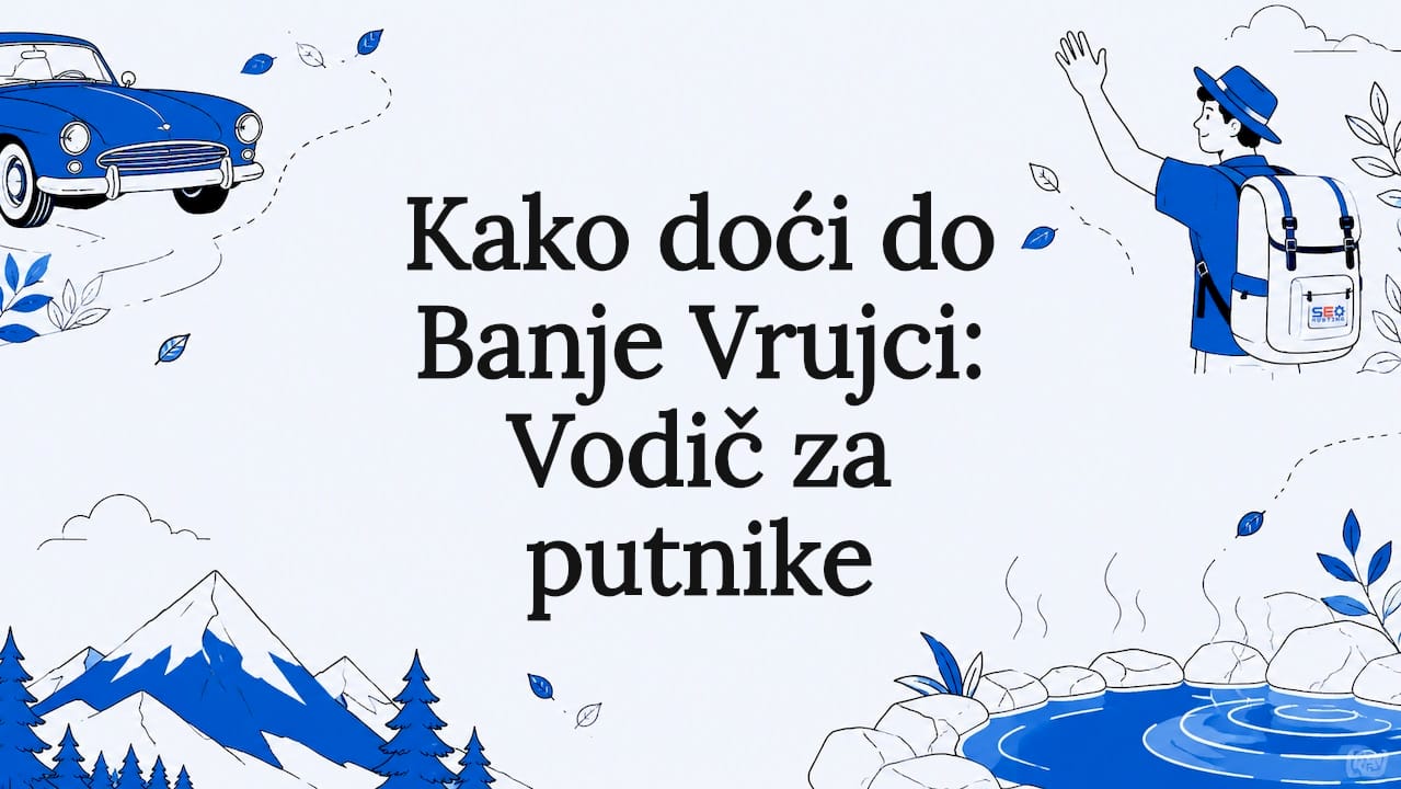 Ilustracija za naslovnu stranicu vodiča kroz putovanja, osmišljena tako da privuče pažnju i unese dozu šarma.